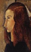Amedeo Modigliani portrait of Jeanne Hebuterne USA oil painting artist